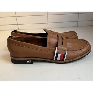 TOMMY HILFIGER KARVEL PENNY LOAFER 9.5 M Brown